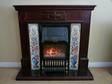 Victorian Style Fireplace With Electric Coal Effect Fire