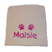 Personalised Dog Drying Towel