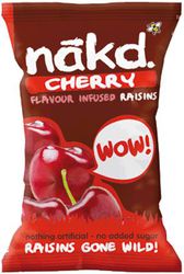 Promo Nakd Cherry Infused Raisins 25g x18