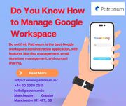 How to Manage Google Workspace