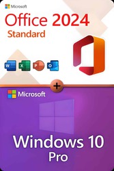 Work Smarter with Office 2024 Standard & Windows 11 Pro for 3 PCs